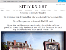 Tablet Screenshot of kittyknight.com
